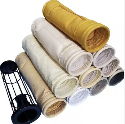 High Temperature Dust Collector Bags Aramid Filter Fabric 1.9mm Thickness