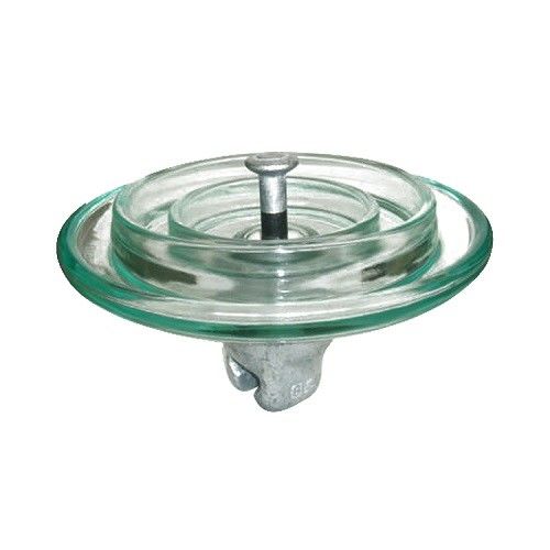 Disc Glass Reinforced Plastic Suspension Insulator Blue Glass Electrical Insulators