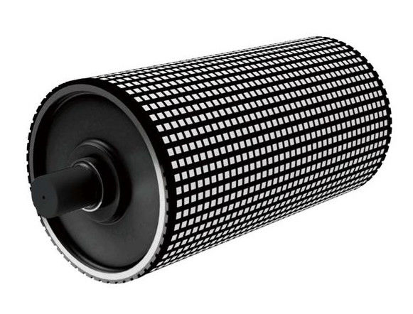DTII Type Rubber Coated Conveyor Drive Rollers Industrial Conveyor Belt Rollers