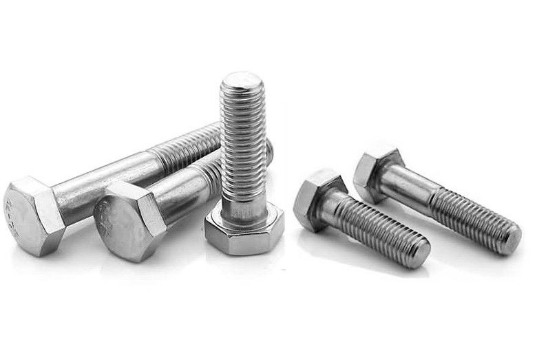 Steel Hexagon Screw Head Bolts Hex Cap Bolts For Construction Automobile Engineering Industries