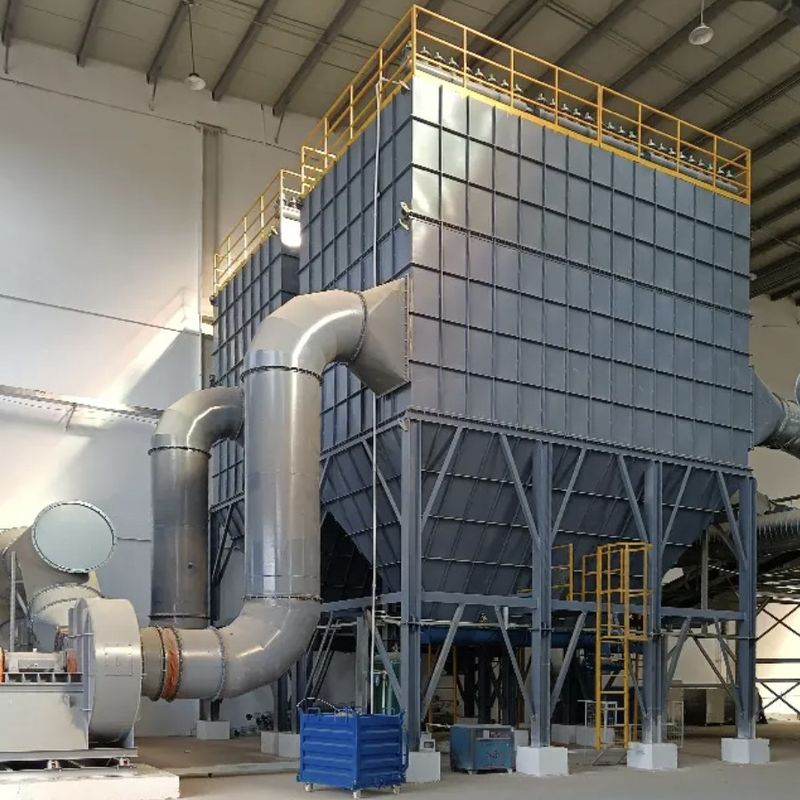 HMC Pulse Jet Baghouse Dust Collector Bag House Filter System 9000m3/H
