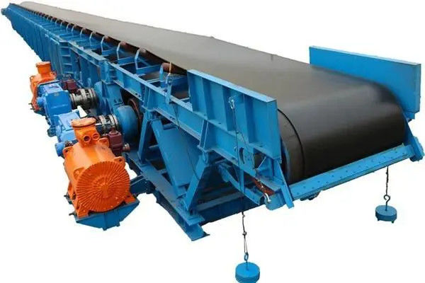 Maximum Conveying Length 11km Fixed Tripper Belt Conveyor System For Bulk Material Transportation