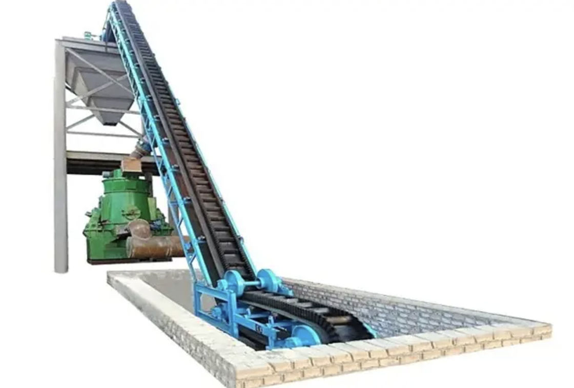 Maximum Inclination Angle 90° Large Angle Belt Conveyor Large Dip Corrugated Belt Conveyor