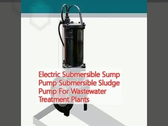 Electric Submersible Sump Pump Submersible Sludge Pump For Wastewater Treatment Plants