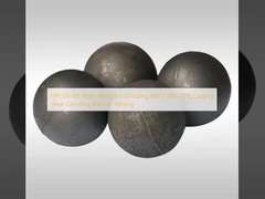 HRC60-68 Wear Resistant Grinding Ball Cr8%-18% Casting Steel Grinding Ball For Mining